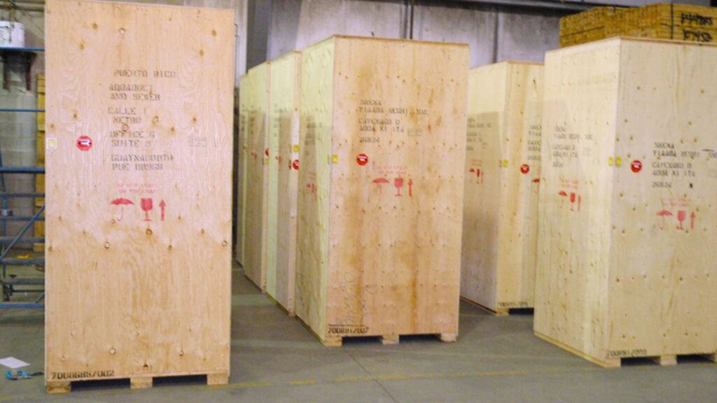 Image of Wood Crates for Export Packaging