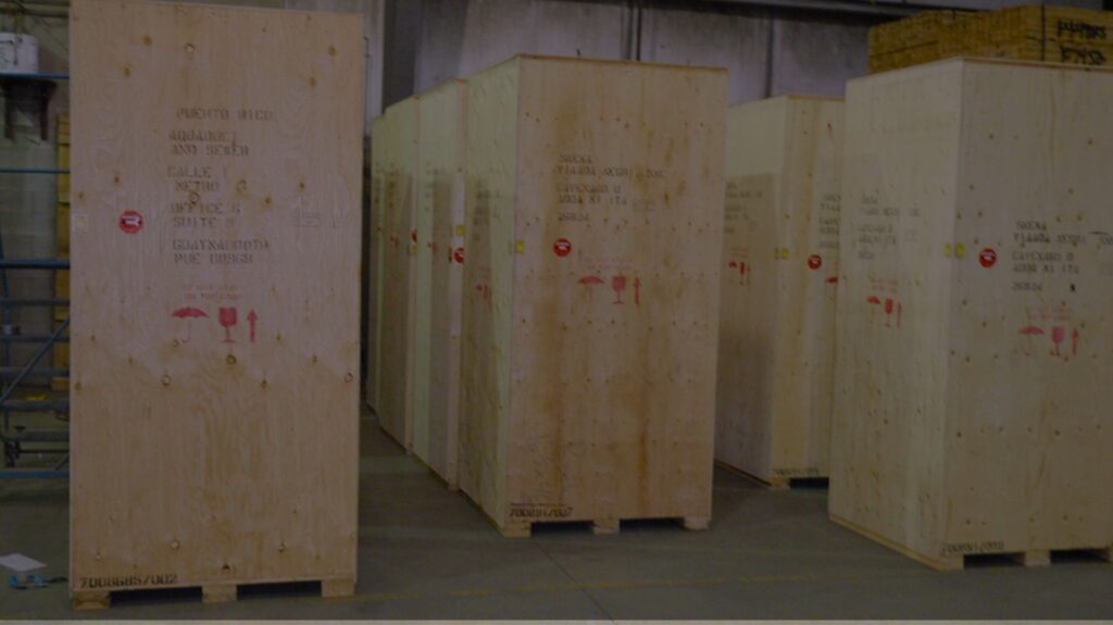 Export compliant crate packaging