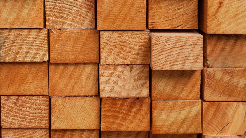 Stack of Hardwood Lumber