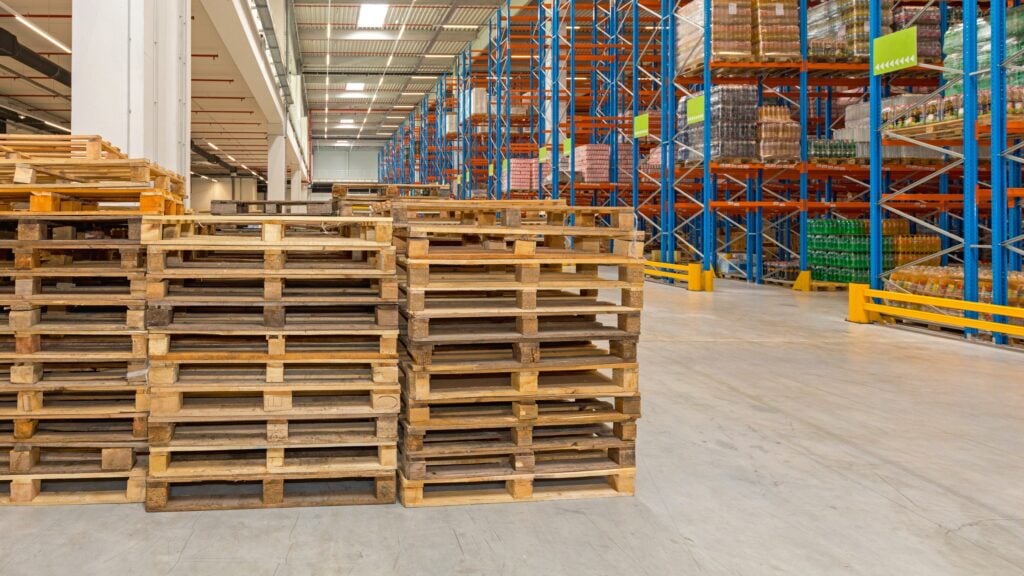 Image of Pallets in Warehouse