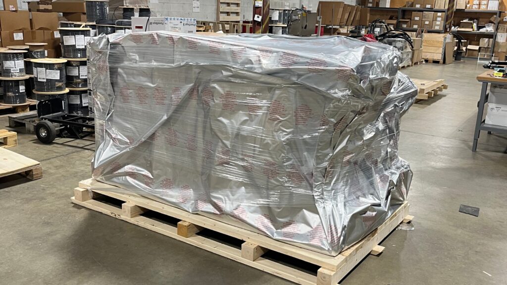 image of custom packaging using shrink wrapping