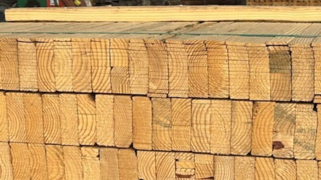 ils stack of lumber